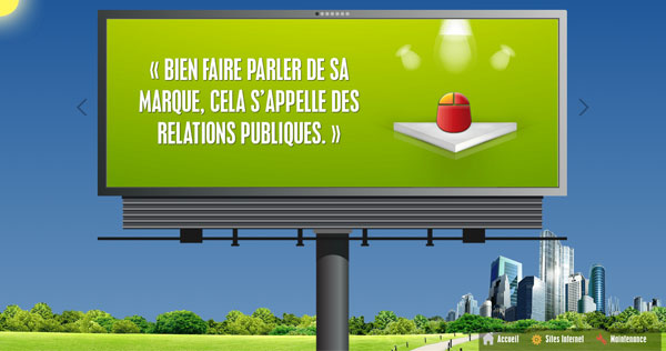 Découvrez notre offre de service dans le domaine de la communication professionnelle et le marketing de manière intéractive